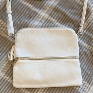 Chic White Crossbody Bag